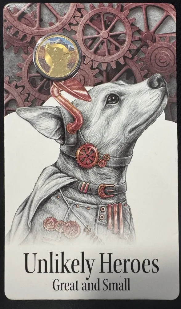 2015 $1 RAM Coloured Frosted Uncirculated Coin: Unlikely Heroes – “Horrie the Dog”