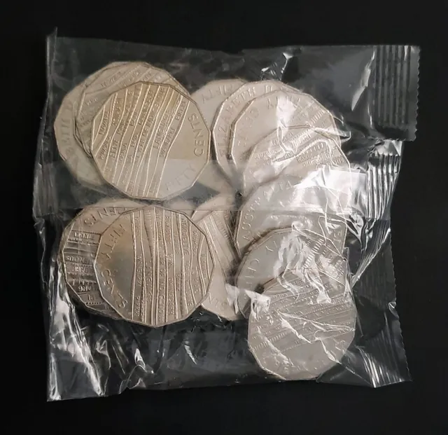 2019 50c Indigenous Languages 20 Coin Clear RAM Bag