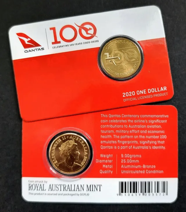 2020 $1 100 Years of Qantas Coin Pack