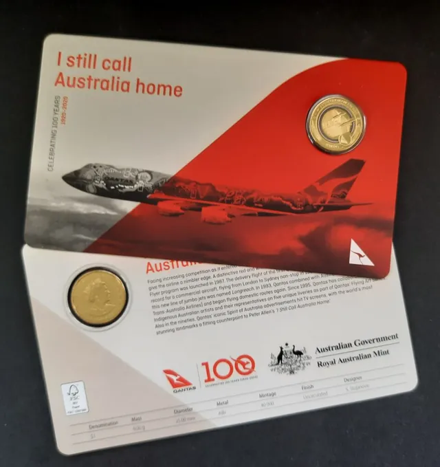 2020 $1 Qantas Centenary – I Still Call Australia Home