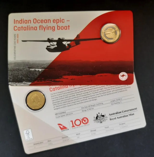 2020 $1 Qantas Centenary – Indian Ocean Epic Catalina Flying Boat