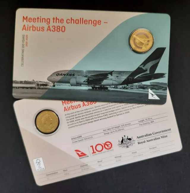 2020 $1 Qantas Centenary – Meeting the Challenge Airbus A380