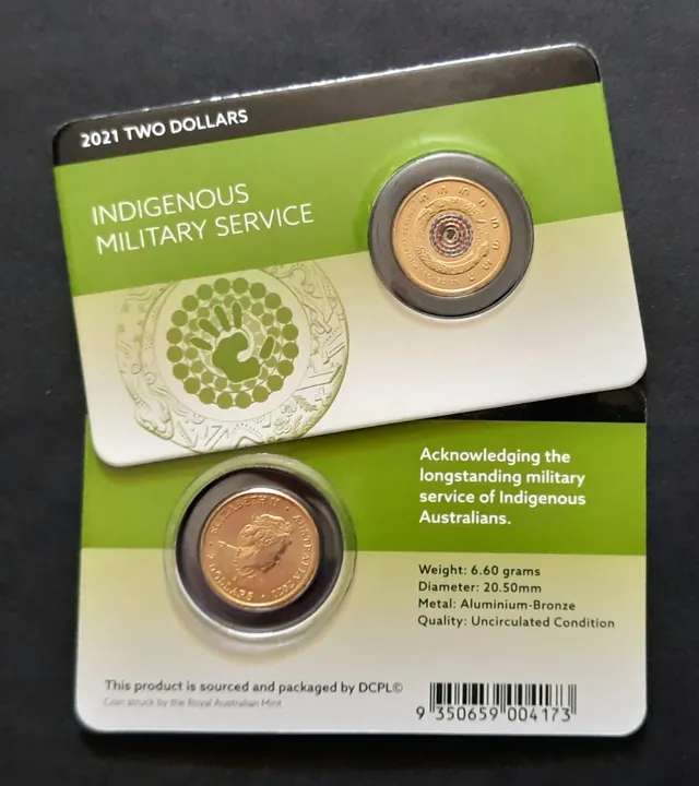 2021 $2 Indigenous Military Services Coin Pack
