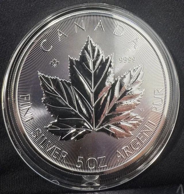 2026 Royal Canadian Mint Silver Maple 5 Oz Coin 9999